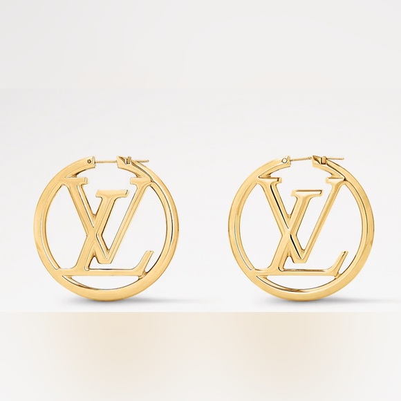 Louis Vuitton Louise Hoop GM Earrings - Picture 1 of 4